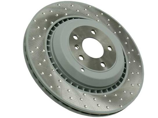 Mercedes Disc Brake Rotor - Rear (365mm) (Dimpled)